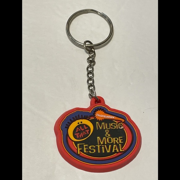 90s  All That Music & More Festival Key chain - Picture 1 of 3